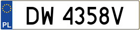 Truck License Plate